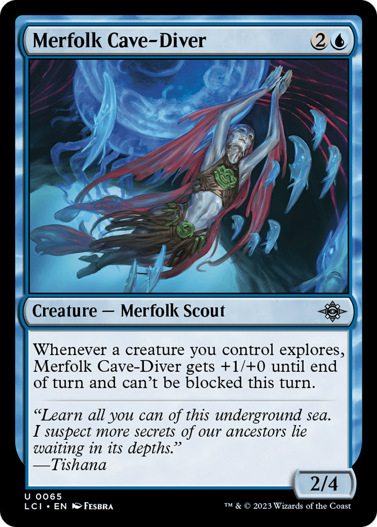 Merfolk Cave-Diver [The Lost Caverns of Ixalan] | Devastation Store