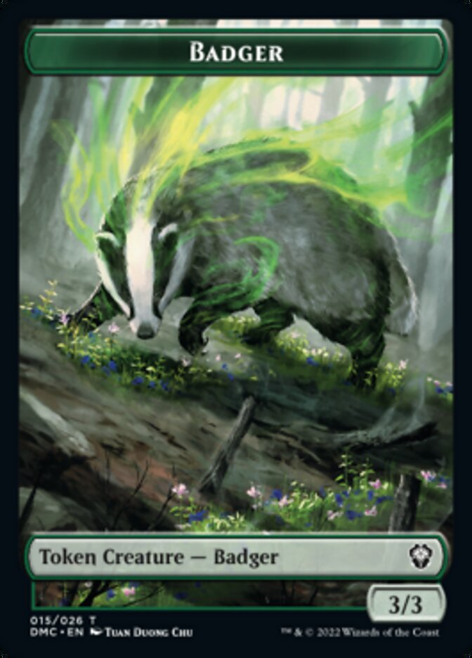 Badger Token [Dominaria United Commander Tokens] | Devastation Store