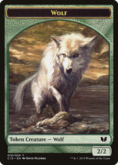 Wolf // Zombie Double-Sided Token [Commander 2015 Tokens] | Devastation Store