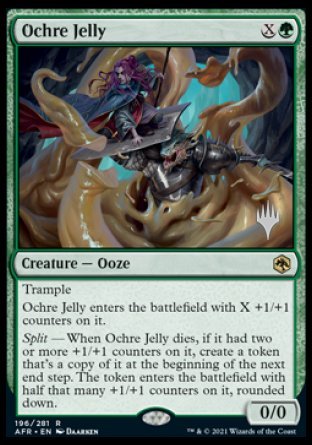 Ochre Jelly (Promo Pack) [Dungeons & Dragons: Adventures in the Forgotten Realms Promos] | Devastation Store