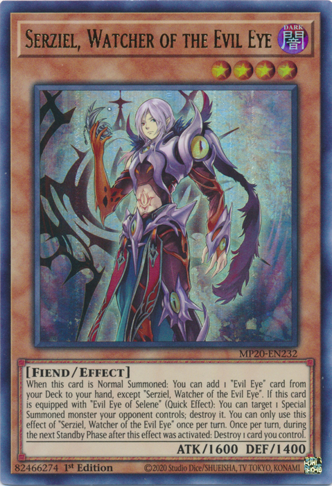 Serziel, Watcher of the Evil Eye [MP20-EN232] Ultra Rare | Devastation Store