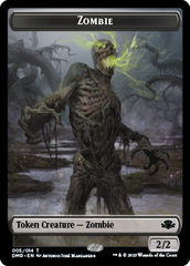 Zombie // Squirrel Double-Sided Token [Dominaria Remastered Tokens] | Devastation Store
