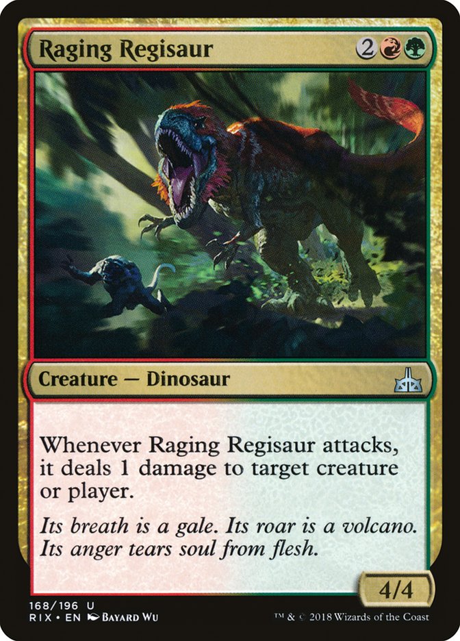 Raging Regisaur [Rivals of Ixalan] | Devastation Store
