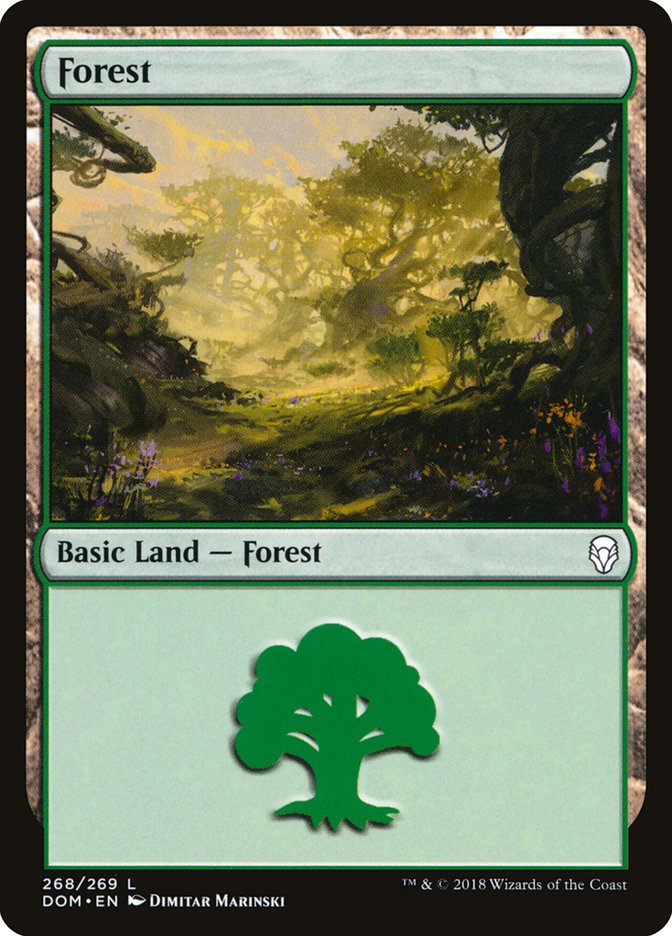 Forest (268) [Dominaria] - Devastation Store | Devastation Store