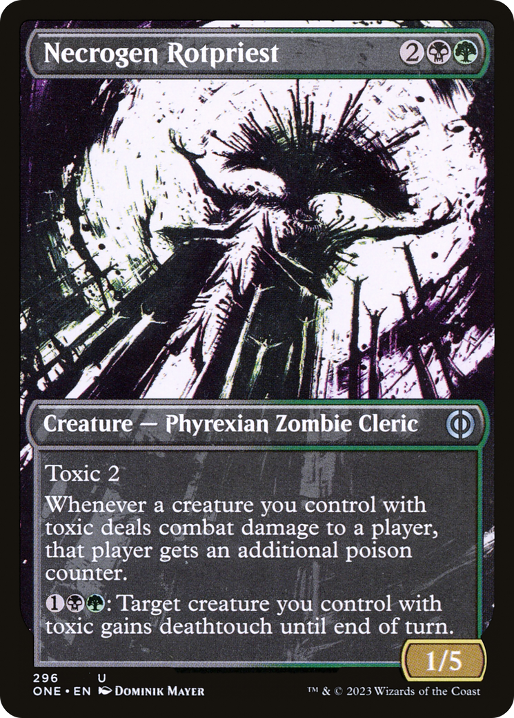 Necrogen Rotpriest (Borderless Ichor) [Phyrexia: All Will Be One] | Devastation Store