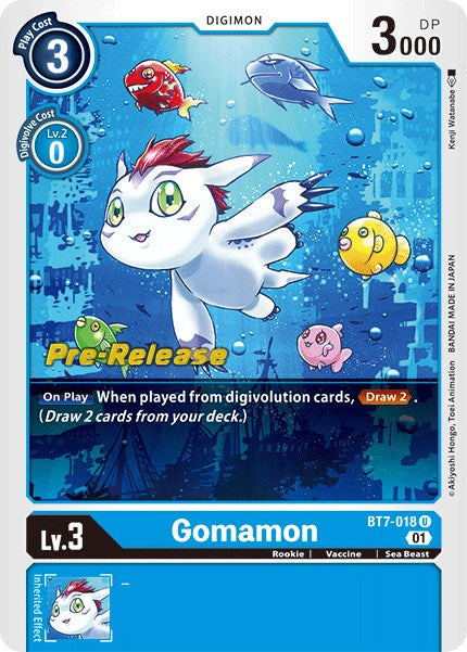 Gomamon [BT7-018] [Next Adventure Pre-Release Cards] | Devastation Store