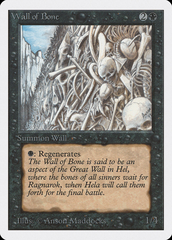Wall of Bone [Unlimited Edition] | Devastation Store