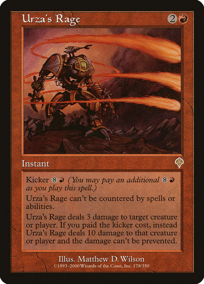 Urza's Rage [Invasion] - Devastation Store | Devastation Store