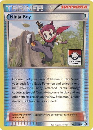 Ninja Boy (103/114) (League Promo) [XY: Steam Siege] | Devastation Store