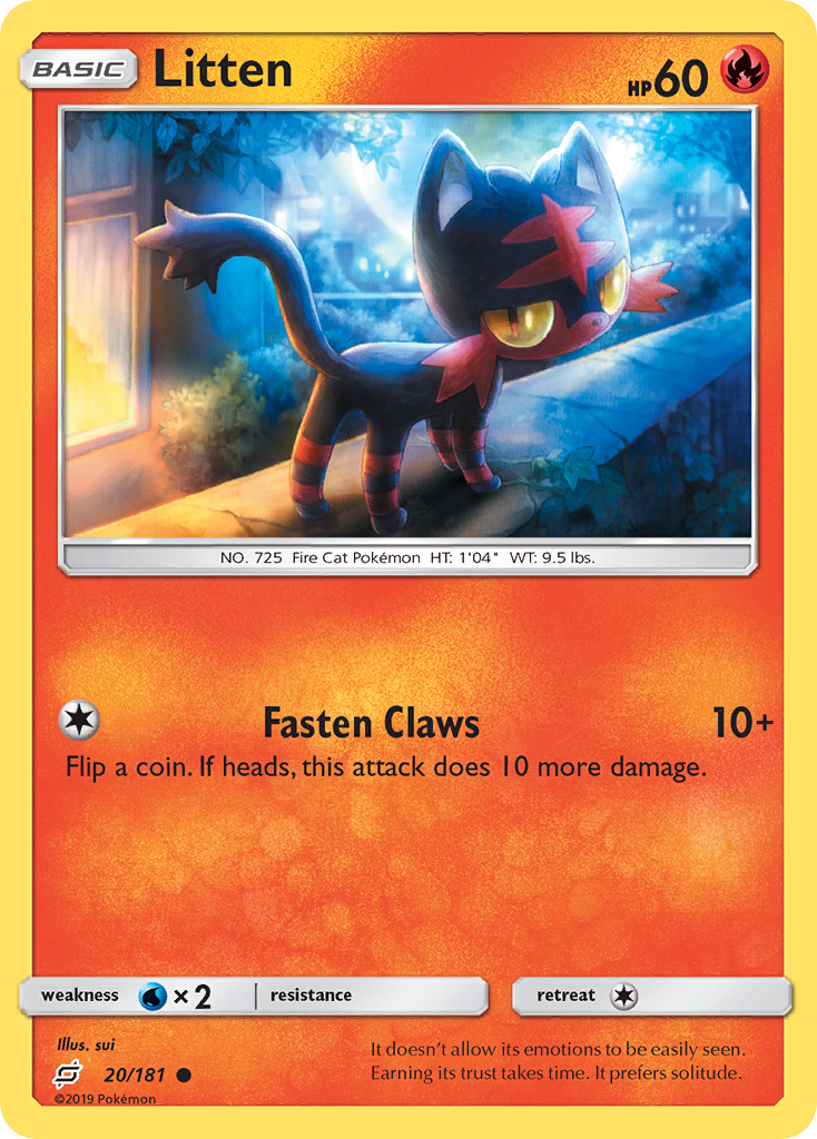 Litten (20/181) [Sun & Moon: Team Up] | Devastation Store