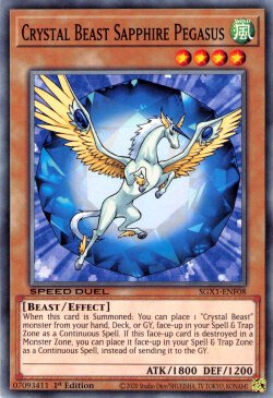 Crystal Beast Sapphire Pegasus [SGX1-ENF08] Common | Devastation Store