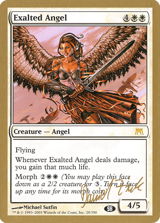 Exalted Angel (Daniel Zink) (SB) [World Championship Decks 2003] | Devastation Store
