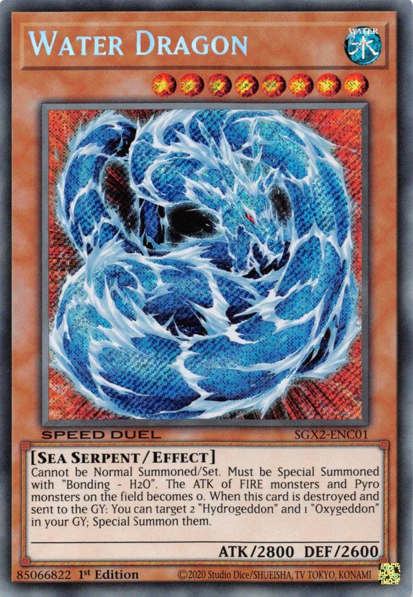 Water Dragon [SGX2-ENC01] Secret Rare | Devastation Store