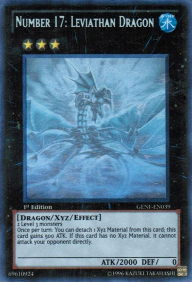 Number 17: Leviathan Dragon [GENF-EN039] Ghost Rare | Devastation Store