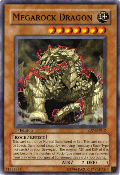 Megarock Dragon [SD7-EN012] Common | Devastation Store