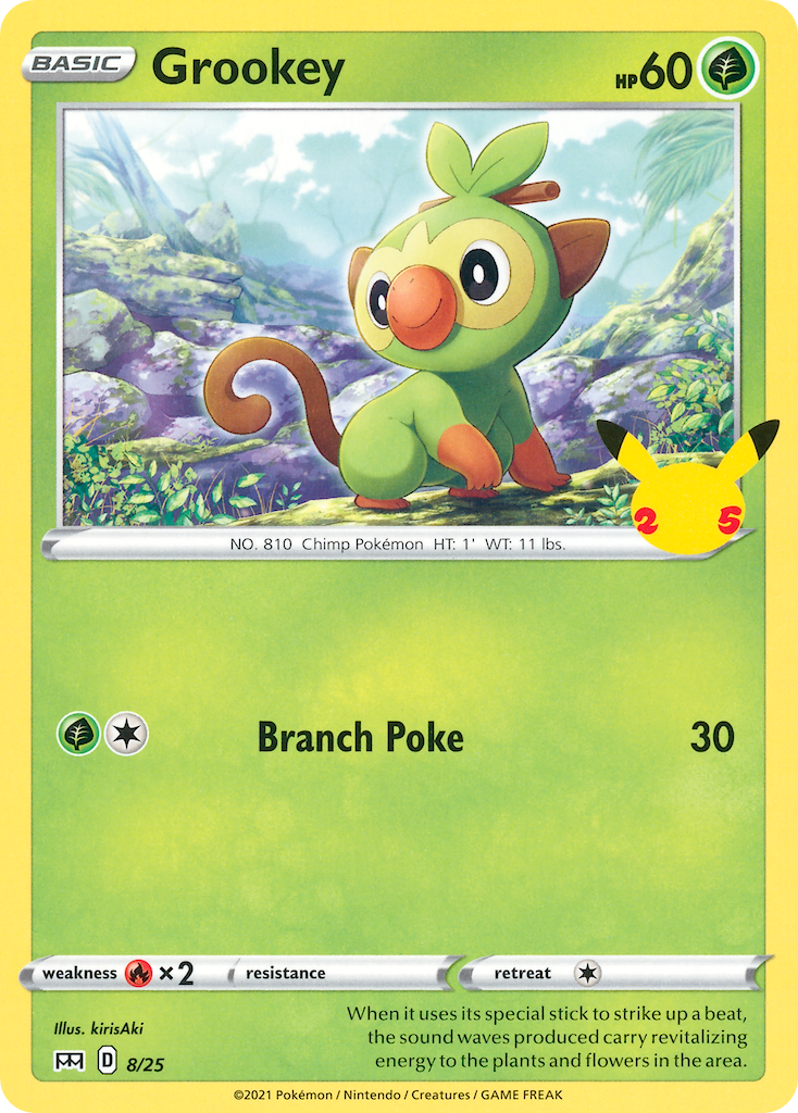 Grookey (8/25) [McDonald's 25th Anniversary] | Devastation Store