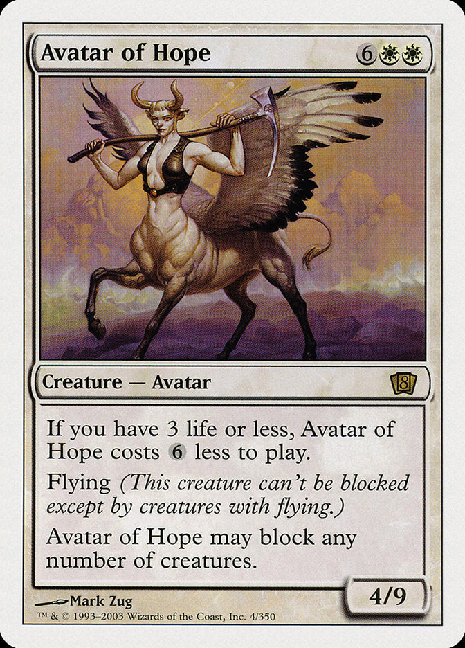 Avatar of Hope [Eighth Edition] | Devastation Store