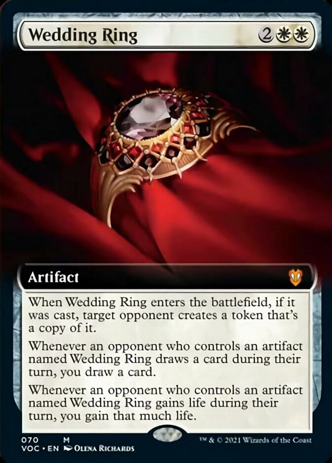 Wedding Ring (Extended) [Innistrad: Crimson Vow Commander] | Devastation Store