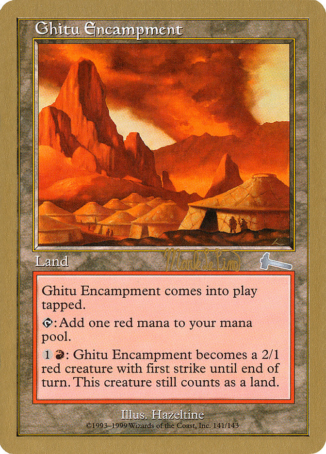 Ghitu Encampment (Mark Le Pine) [World Championship Decks 1999] | Devastation Store