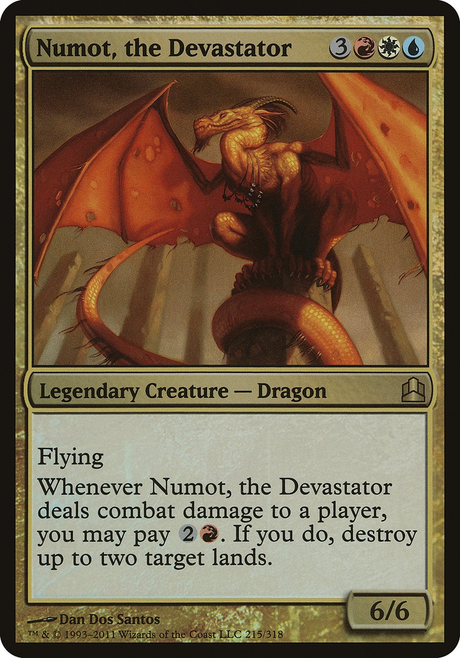 Numot, the Devastator (Oversized) [Commander 2011 Oversized] | Devastation Store