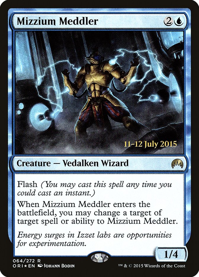 Mizzium Meddler [Magic Origins Prerelease Promos] | Devastation Store