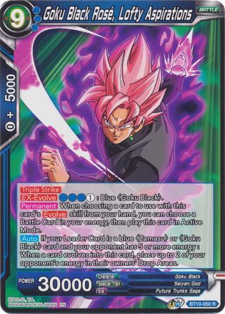 Goku Black Rose, Lofty Aspirations [BT10-050] | Devastation Store