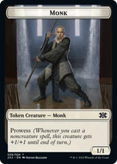 Spider // Monk Double-Sided Token [Double Masters 2022 Tokens] | Devastation Store