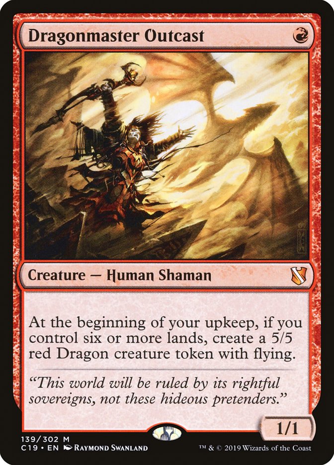 Dragonmaster Outcast [Commander 2019] | Devastation Store