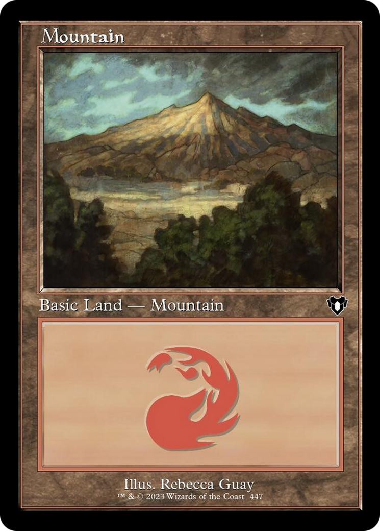 Mountain (447) (Retro) [Commander Masters] | Devastation Store