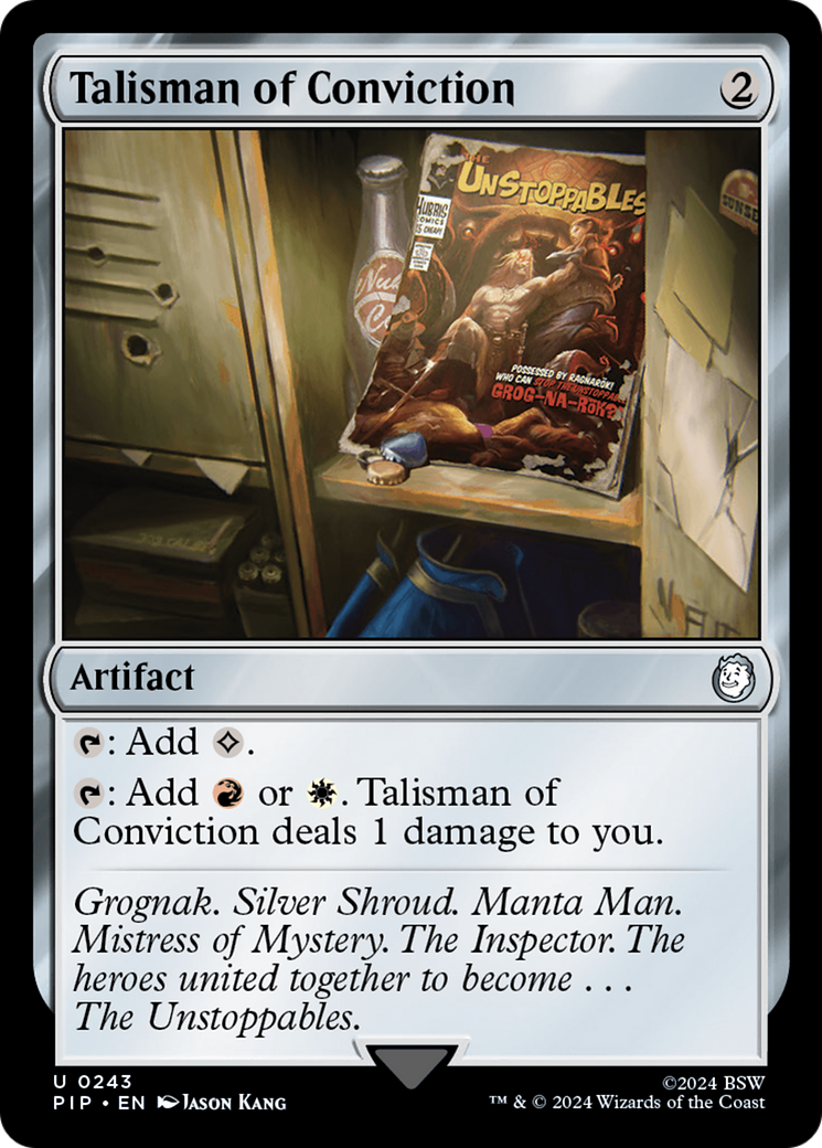 Talisman of Conviction [Fallout] | Devastation Store