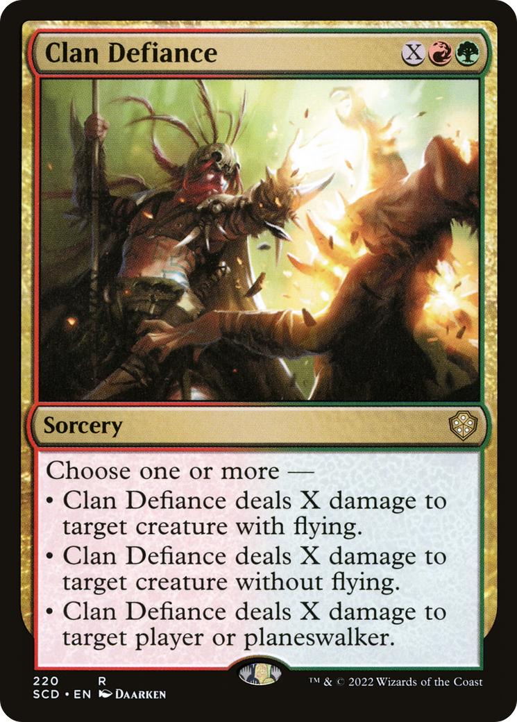 Clan Defiance [Starter Commander Decks] | Devastation Store