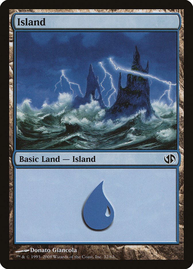 Island (32) [Duel Decks: Jace vs. Chandra] - Devastation Store | Devastation Store