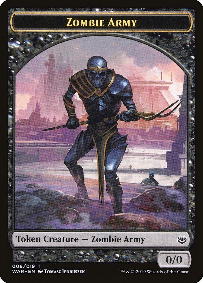 Zombie Army (008/019) [War of the Spark Tokens] | Devastation Store