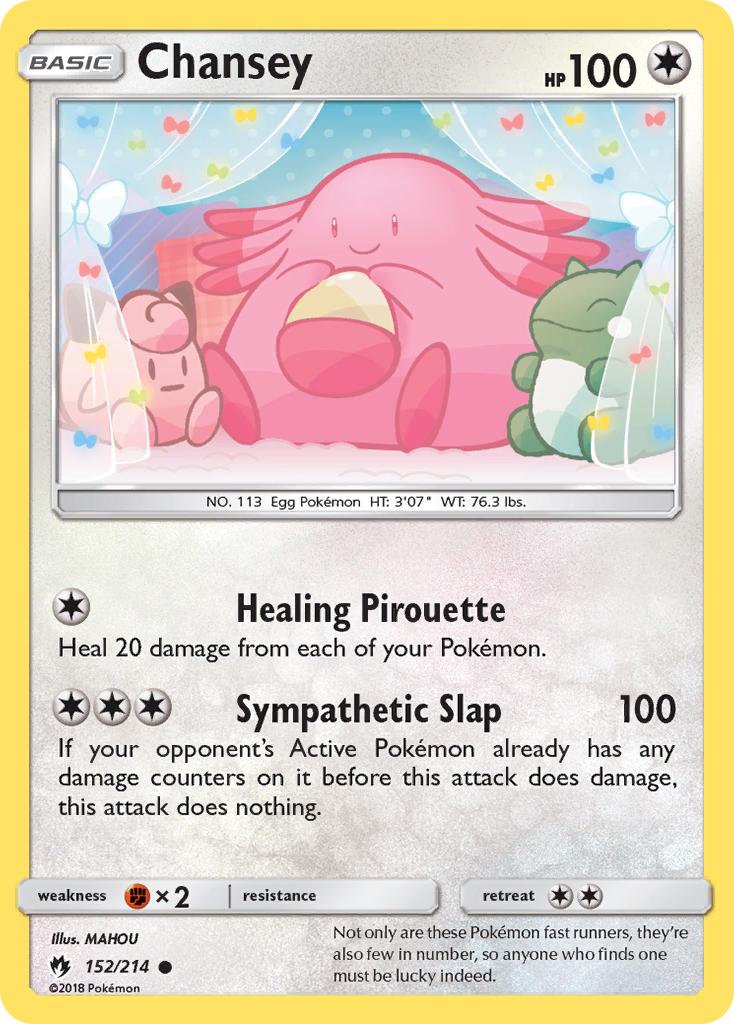 Chansey (152/214) [Sun & Moon: Lost Thunder] | Devastation Store