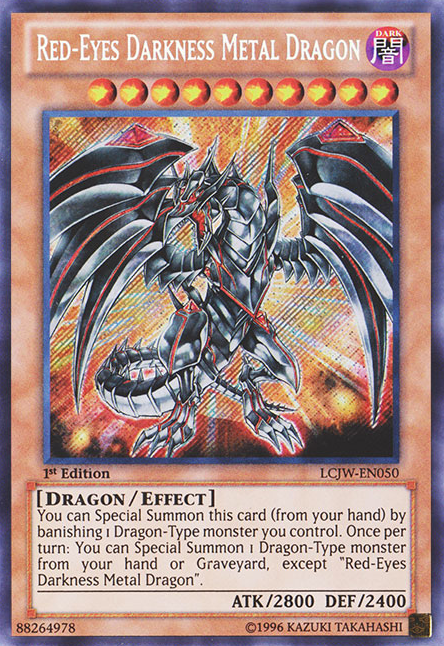 Red-Eyes Darkness Metal Dragon [LCJW-EN050] Secret Rare | Devastation Store