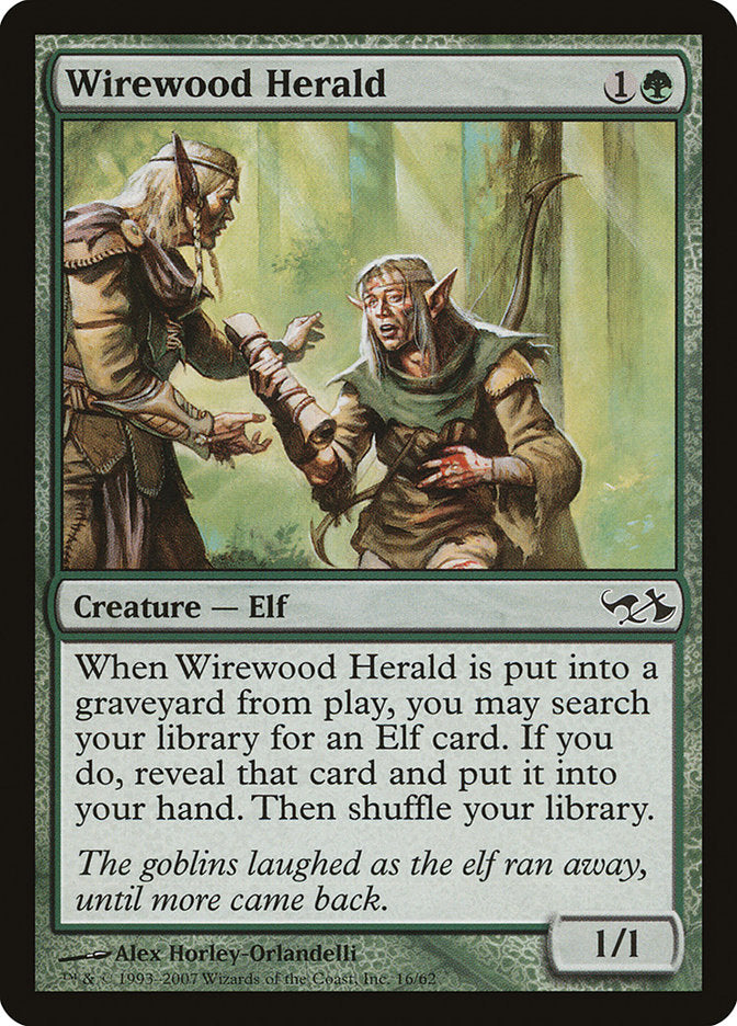Wirewood Herald [Duel Decks: Elves vs. Goblins] | Devastation Store