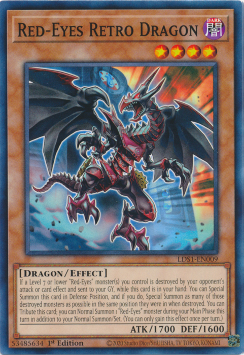 Red-Eyes Retro Dragon [LDS1-EN009] Common | Devastation Store