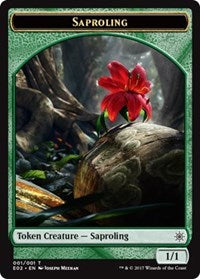 Saproling // Treasure (007) Double-sided Token [Explorers of Ixalan Tokens] | Devastation Store