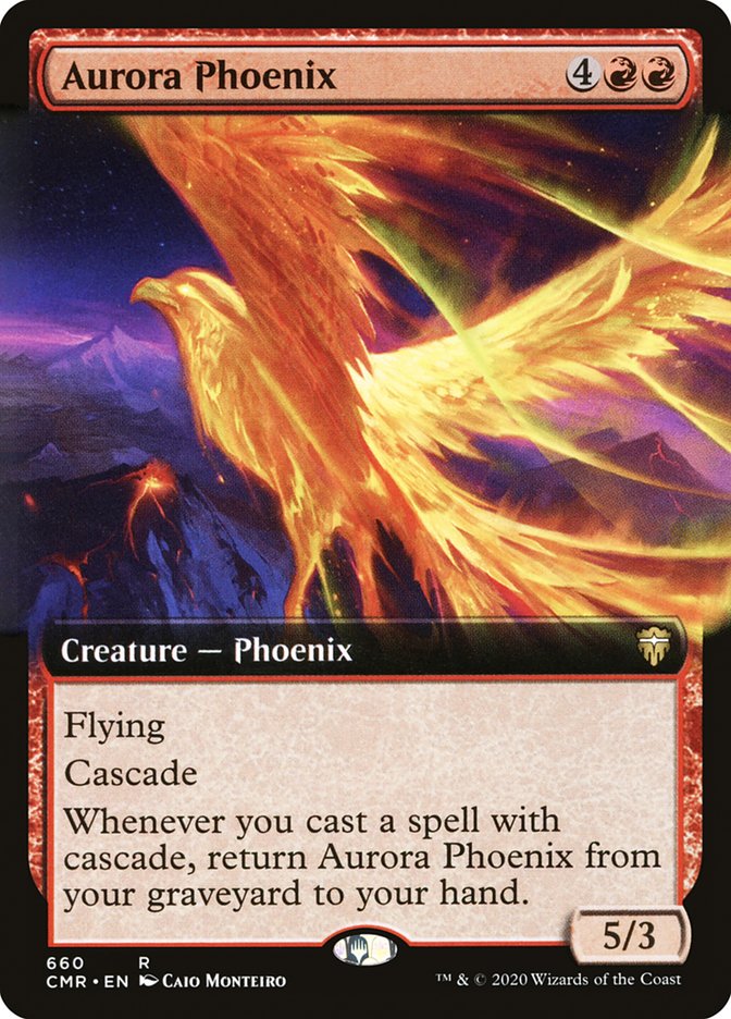 Aurora Phoenix (Extended) [Commander Legends] | Devastation Store
