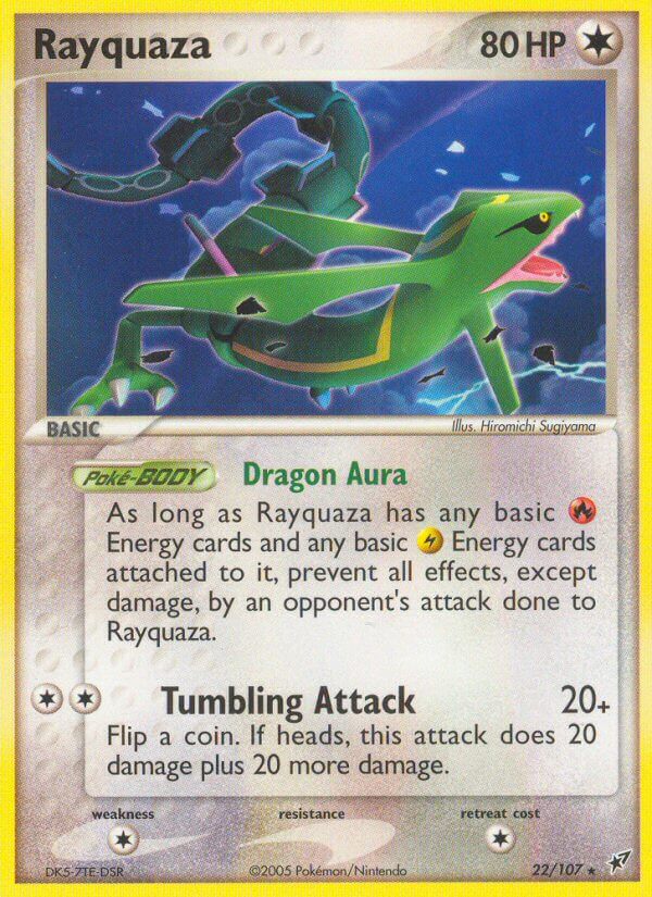 Rayquaza (22/107) (Theme Deck Exclusive) [EX: Deoxys] | Devastation Store