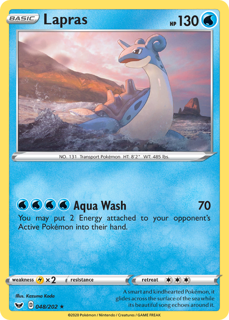 Lapras (048/202) [Sword & Shield: Base Set] | Devastation Store