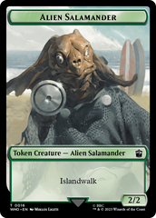 Alien Salamander // Alien Insect Double-Sided Token [Doctor Who Tokens] | Devastation Store