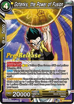 Gotenks, the Power of Fusion (BT10-112) [Rise of the Unison Warrior Prerelease Promos] | Devastation Store
