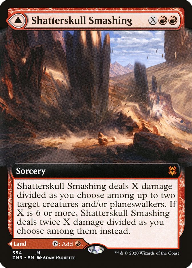 Shatterskull Smashing // Shatterskull, the Hammer Pass (Extended) [Zendikar Rising] | Devastation Store