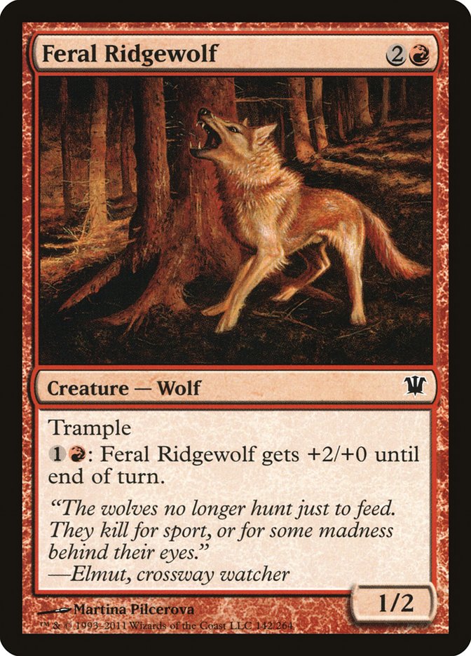 Feral Ridgewolf [Innistrad] - Devastation Store | Devastation Store