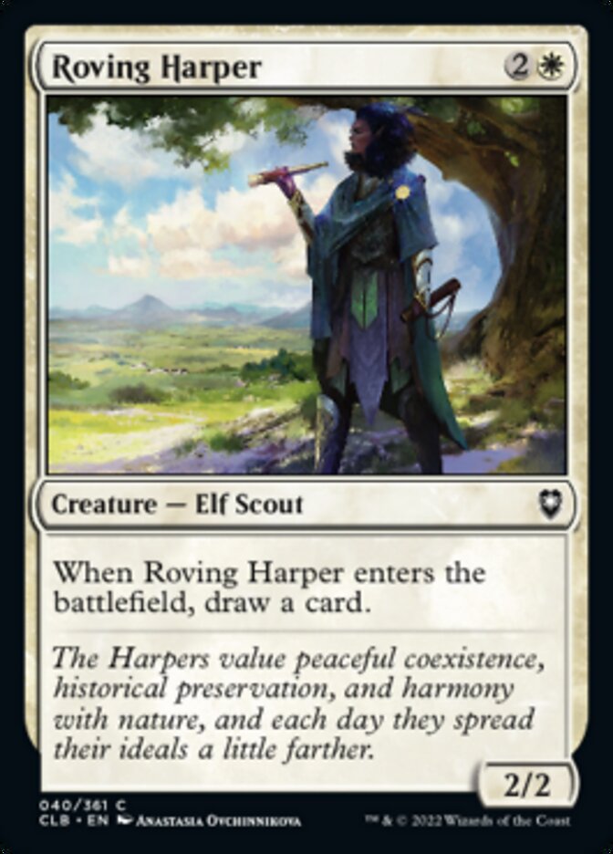 Roving Harper [Commander Legends: Battle for Baldur's Gate] | Devastation Store