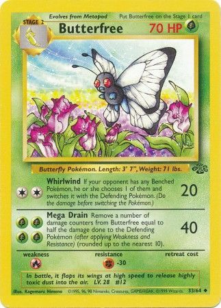 Butterfree (33/64) [Jungle Unlimited] | Devastation Store