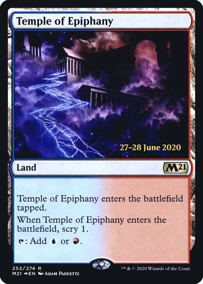 Temple of Epiphany  [Core Set 2021 Prerelease Promos] | Devastation Store