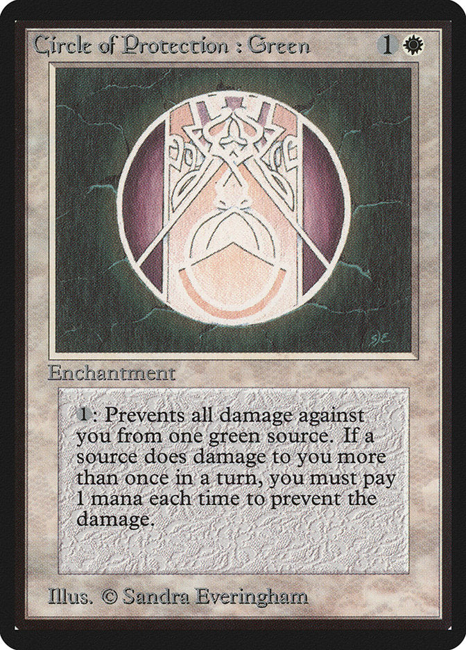 Circle of Protection: Green [Limited Edition Beta] | Devastation Store