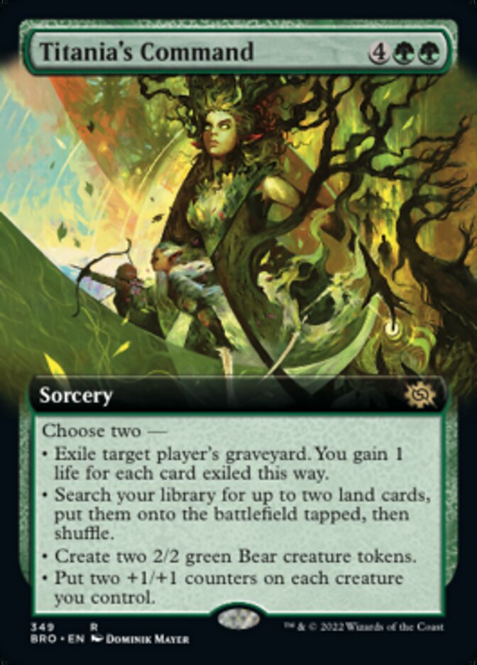 Titania's Command (Extended Art) [The Brothers' War] | Devastation Store